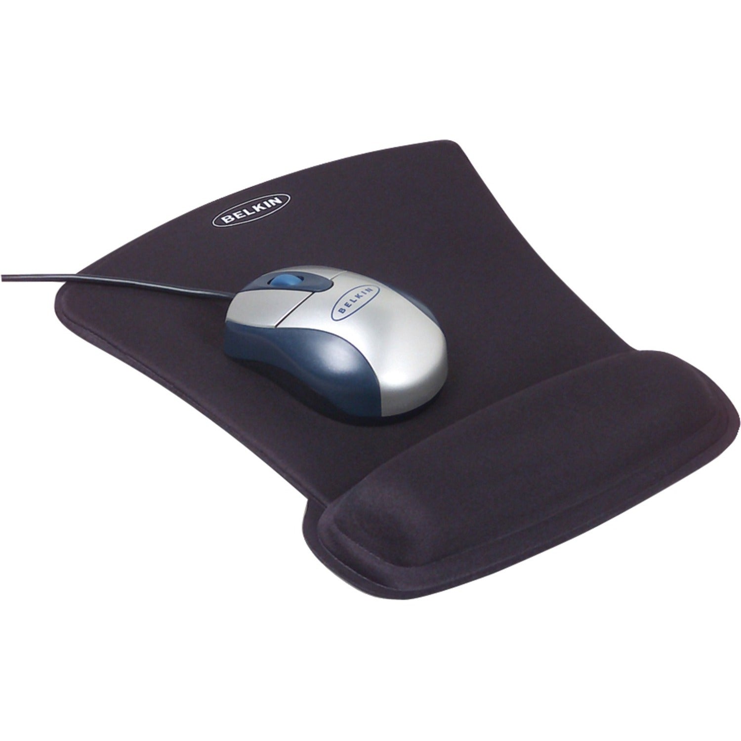 Belkin WaveRest Gel Mouse Pad (Black), 1 Pack - F8E262-BLK