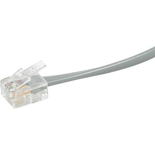 C2G 50ft RJ11 6P4C Straight Modular Cable - 09593