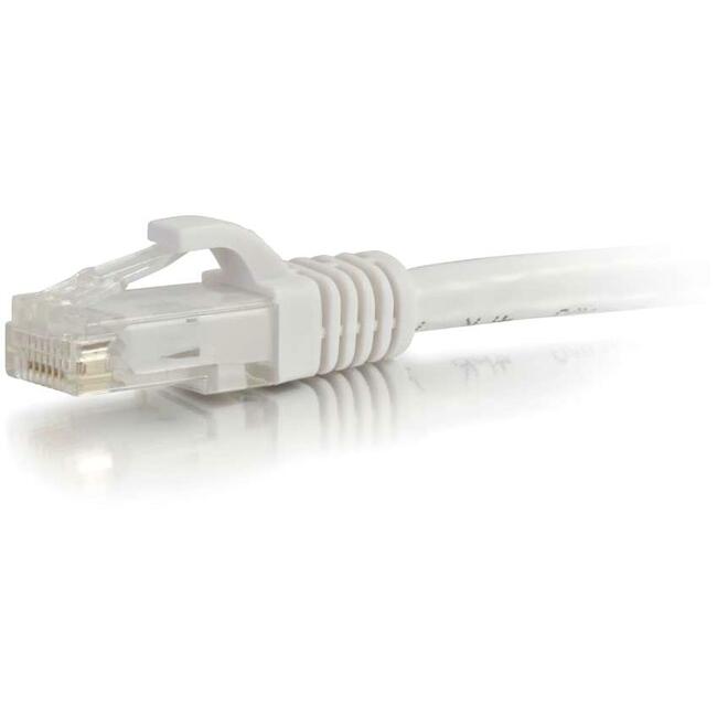 C2G 25ft Cat6 Ethernet Cable - Snagless Unshielded (UTP) - White - 27165