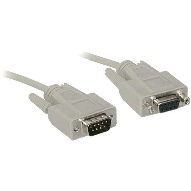 C2G 6ft DB9 M/F Extension Cable - Beige - 02711