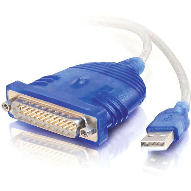 C2G 6ft USB to Serial Adapter - USB to DB25 Serial RS232 Cable - M/M - 22429