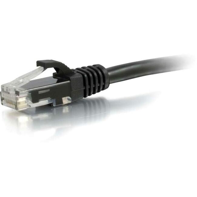 C2G 25ft Cat5e Ethernet Cable - Snagless Unshielded (UTP) - Black - 15222