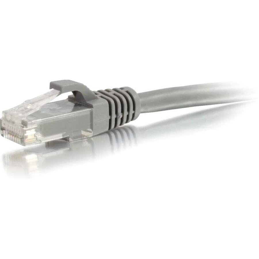 C2G 50ft Cat6 Ethernet Cable - Snagless - 550MHz - Grey - 27136