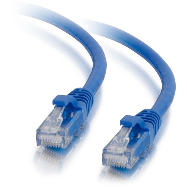 C2G 10ft Cat5e Ethernet Cable - Snagless Unshielded (UTP) - Blue - 15200