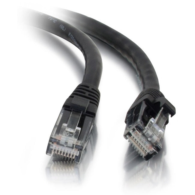 C2G 14ft Cat5e Ethernet Cable - Snagless Unshielded (UTP) - Black - 15208