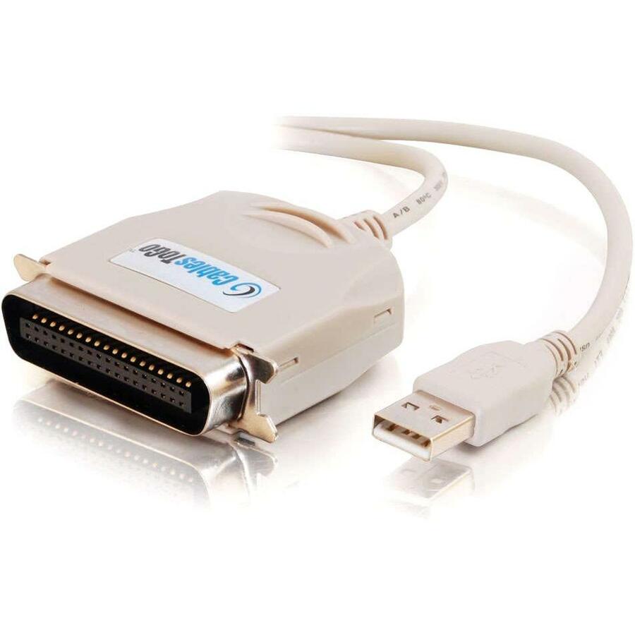 C2G 6ft USB to C36 Parallel Printer Adapter Cable - 16898