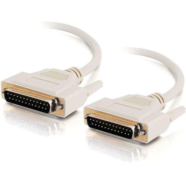 C2G 10ft DB25 M/M Serial RS232 Cable - 02666