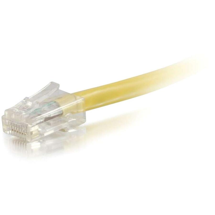 C2G-75ft Cat5e Non-Booted Unshielded (UTP) Network Patch Cable - Yellow - 24403