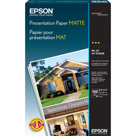 Epson Matte Presentation Paper - White - S041067