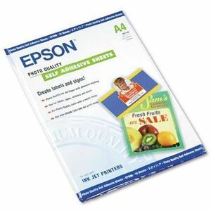 Epson A4 Self-Adhesive Photo Paper - S041106