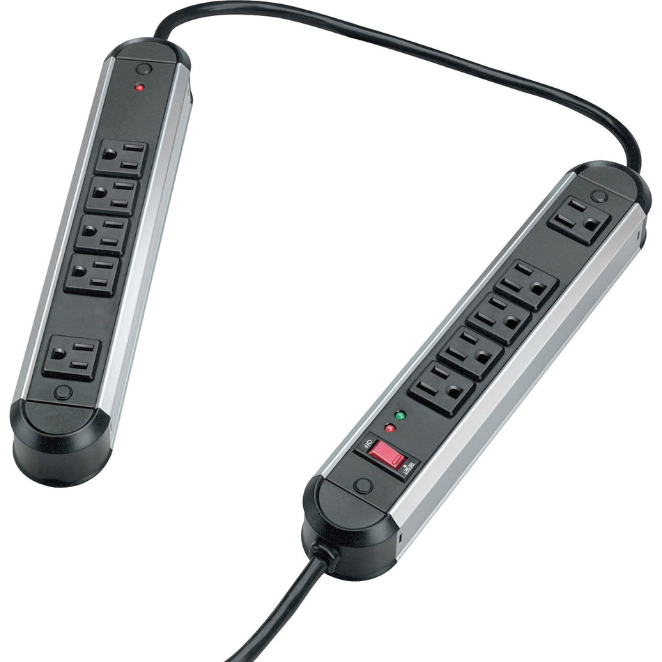 10 Outlet Metal Split Surge Protector - 99082