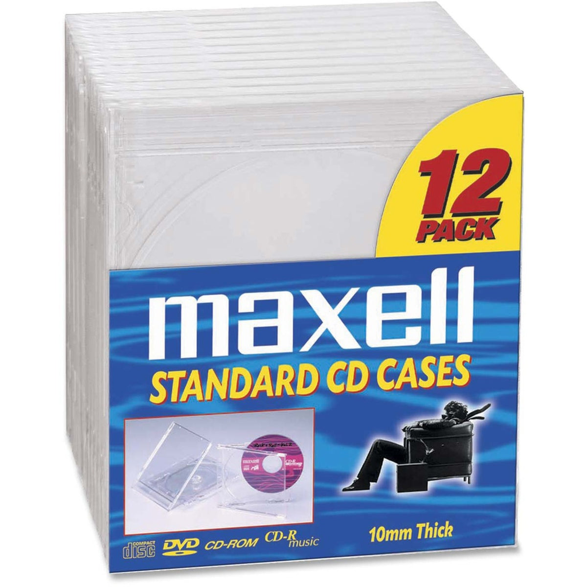 Maxell CD/DVD Jewel Cases CD-360 - 190069