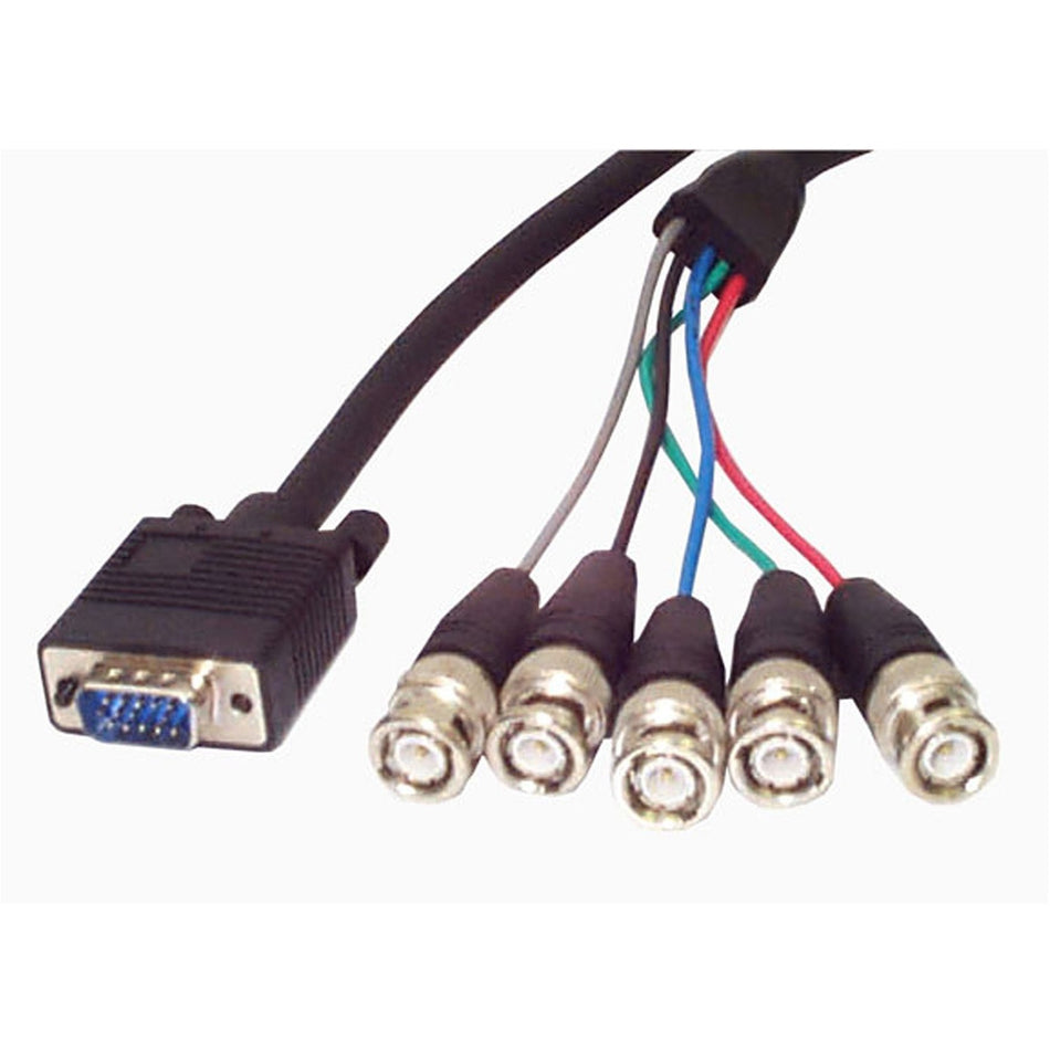 StarTech.com VGA Monitor cable - coax - HD-15 (M) - BNC (M) - 6 ft - VGABNC5