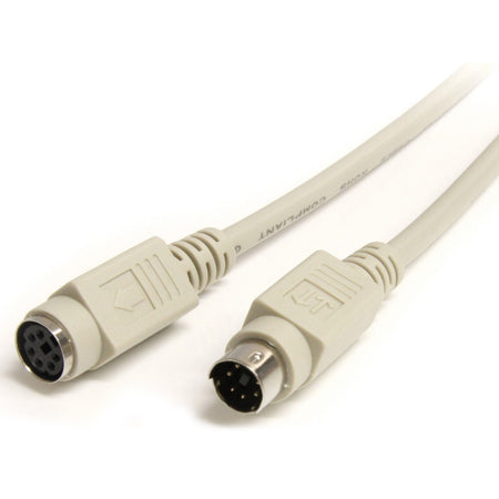 StarTech.com PS/2 keyboard or mouse extension cable - keyboard (m) - mouse (f) - 6 ft - KXT102