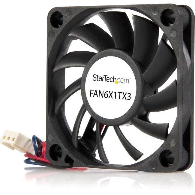 StarTech.com Replacement 60mm Ball Bearing CPU Case Fan - TX3 Connector - System fan kit - 60 mm - FAN6X1TX3