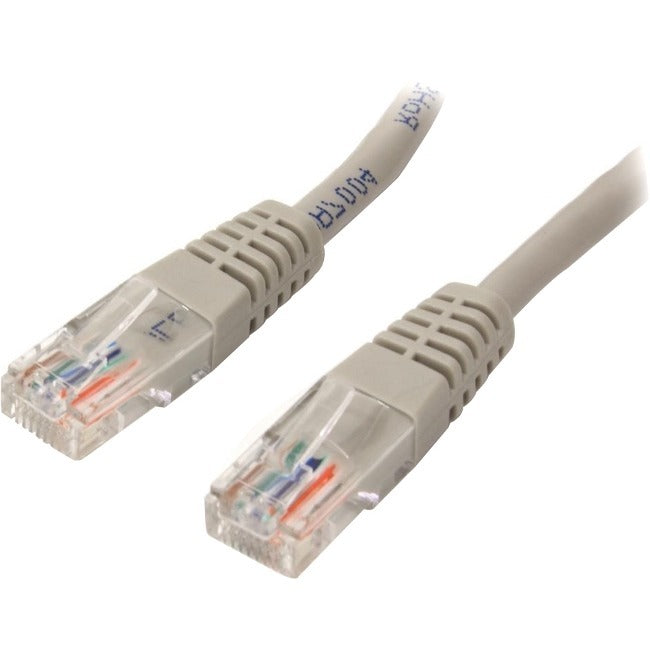 StarTech.com 15 ft Gray Molded Cat5e UTP Patch Cable - M45PATCH15GR