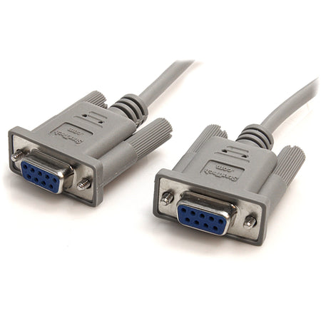 StarTech.com Serial Null modem cable - DB-9 (F) - DB-9 (F) - 3 m - SCNM9FF