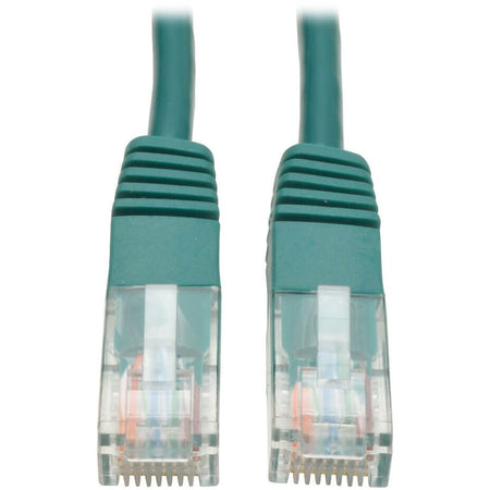 Eaton Tripp Lite Series Cat5e 350 MHz Molded (UTP) Ethernet Cable (RJ45 M/M), PoE - Green, 10 ft. (3.05 m) - N002-010-GN