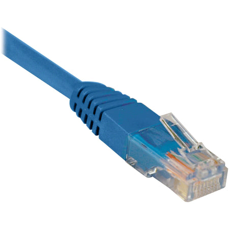 Eaton Tripp Lite Series Cat5e 350 MHz Molded (UTP) Ethernet Cable (RJ45 M/M), PoE - Blue, 10 ft. (3.05 m) - N002-010-BL