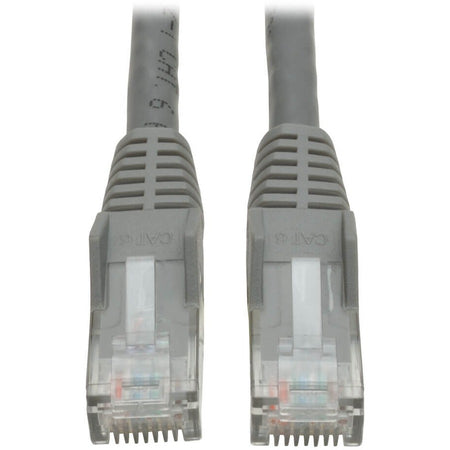 Tripp Lite by Eaton Cat6 Gigabit Snagless Molded (UTP) Ethernet Cable (RJ45 M/M) PoE Gray 5 ft. (1.52 m) - N201-005-GY