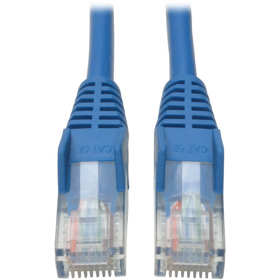 Eaton Tripp Lite Series Cat5e 350 MHz Snagless Molded (UTP) Ethernet Cable (RJ45 M/M), PoE - Blue, 50 ft. (15.24 m) - N001-050-BL