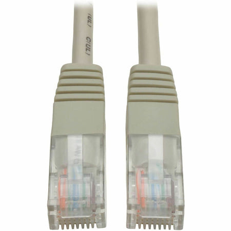 Eaton Tripp Lite Series Cat5e 350 MHz Molded (UTP) Ethernet Cable (RJ45 M/M), PoE - Gray, 25 ft. (7.62 m) - N002-025-GY