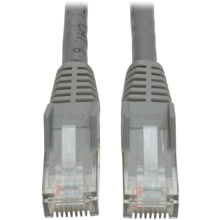 Tripp Lite by Eaton Cat6 Gigabit Snagless Molded (UTP) Ethernet Cable (RJ45 M/M) PoE Gray 7 ft. (2.13 m) - N201-007-GY