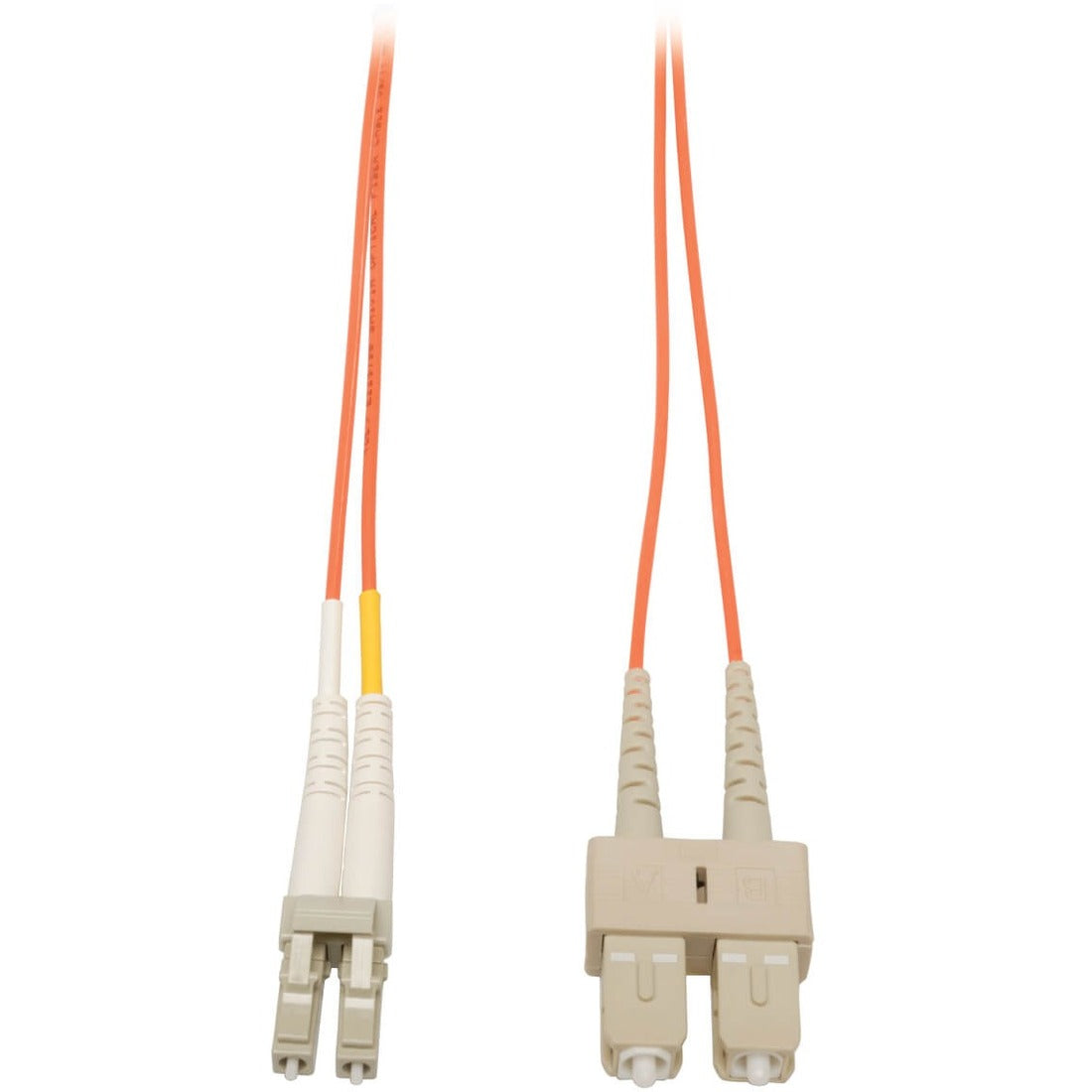 Tripp Lite by Eaton 2M Duplex Multimode 62.5/125 Fiber Optic Patch Cable LC/SC 6' 6ft 2 Meter - N316-02M