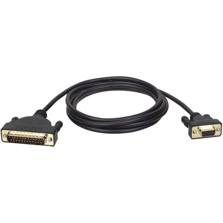 Eaton Tripp Lite Series AT Serial Modem Gold Cable (DB25 to DB9 M/F), 6 ft. (1.83 m) - P404-006