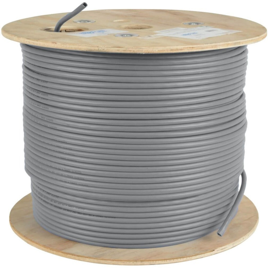 Eaton Tripp Lite Series Cat5e 350 MHz Stranded-Core (UTP) PVC Bulk Ethernet Cable - Gray, 1000 ft. (304.8 m), TAA - N020-01K-GY