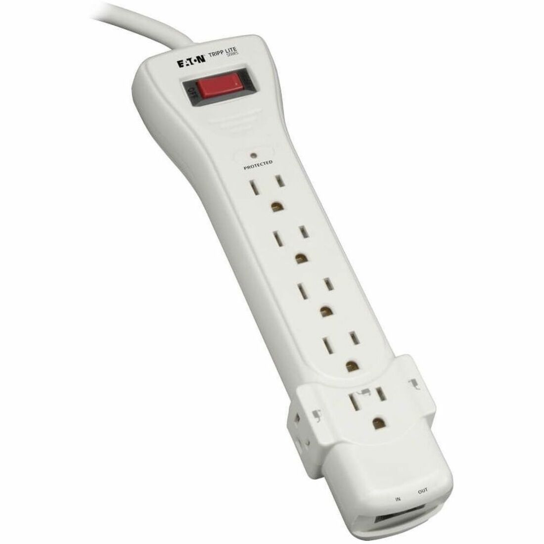 Tripp Lite by Eaton Protect It! 7-Outlet Surge Protector 12 ft. (3.66 m) Cord 1080 Joules Fax/Modem Protection RJ11 - SUPER6TEL12