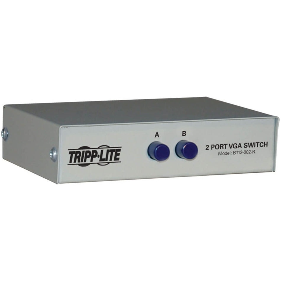 Eaton Tripp Lite Series 2-Port Manual VGA/SVGA Video Switch (3x HD15F) - B112-002-R