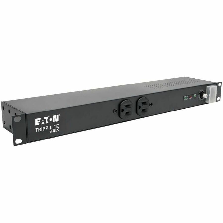 Tripp Lite by Eaton Isobar 12-Outlet Network Server Surge Protector 15 ft. (4.57 m) Cord with L5-20P Plug 3840 Joules Diagnostic LEDs 1U Rackmount - IBAR12-20T