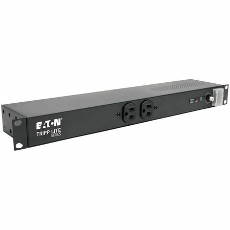 Tripp Lite by Eaton Isobar 12-Outlet Network Server Surge Protector 15 ft. (4.57 m) Cord with L5-20P Plug 3840 Joules Diagnostic LEDs 1U Rackmount - IBAR12-20T