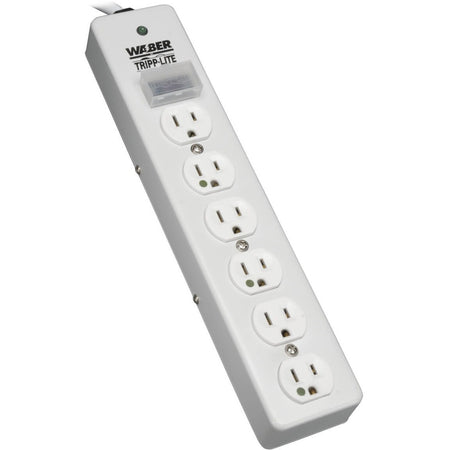Tripp Lite by Eaton Hospital-Grade Surge Protector with 6 Hospital-Grade Outlets 15 ft. (4.57 m) Cord 1050 Joules UL 1363 Not for Patient-Care Rooms - SPS-615-HG