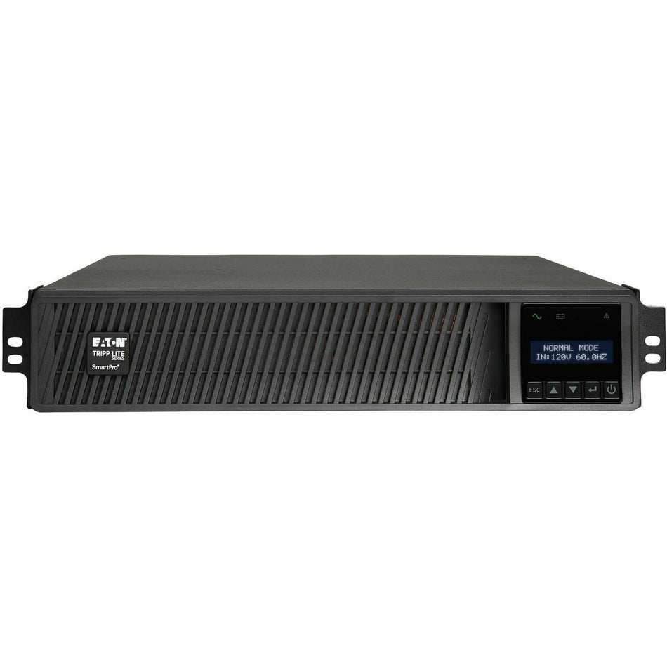 Eaton Tripp Lite Series SmartPro 3000VA 3000W 120V Line-Interactive Sine Wave UPS - 7 Outlets, Network Card Option, LCD, USB, DB9, 2U Rack/Tower - Battery Backup - SMART3000RM2U