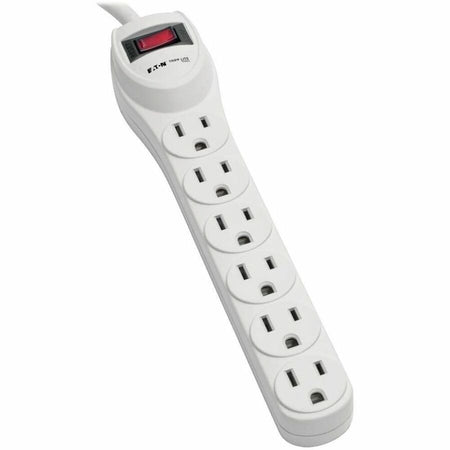 Eaton Tripp Lite Series Protect It! 6-Outlet Home Computer Surge Protector, 2 ft. (0.61 m) Cord, 180 Joules - TLP602
