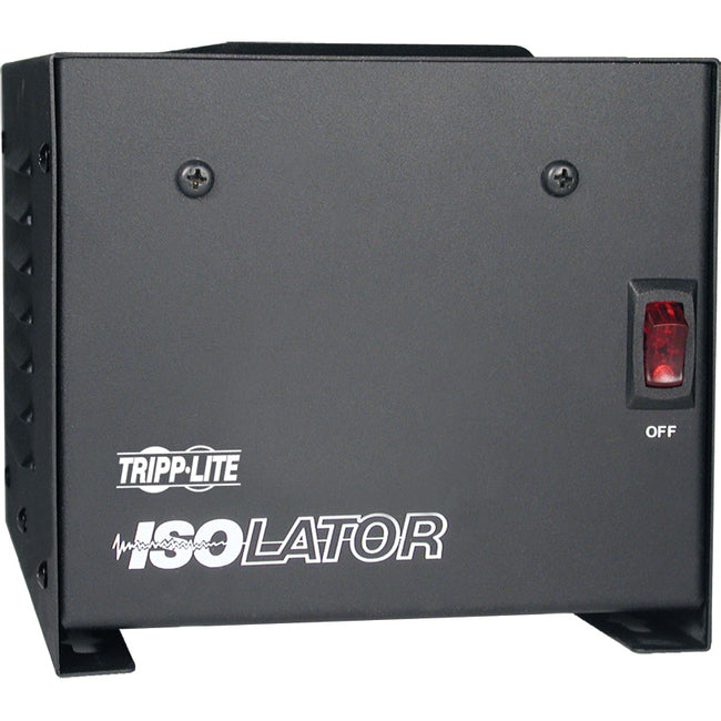 Eaton Tripp Lite Series Isolator Series 120V 500W Isolation Transformer-Based Power Conditioner, 4 Outlets, TAA - IS500