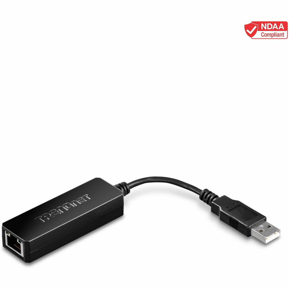 TRENDnet USB 2.0 to Fast Ethernet Adapter, Supports Windows And Mac OS, ASIX AX88772A Chipset, Backwards Compatible With USB 1.0 And 1.0, Full Duplex 200 Mbps Ethernet Speeds, Black, TU2-ET100 - TU2-ET100