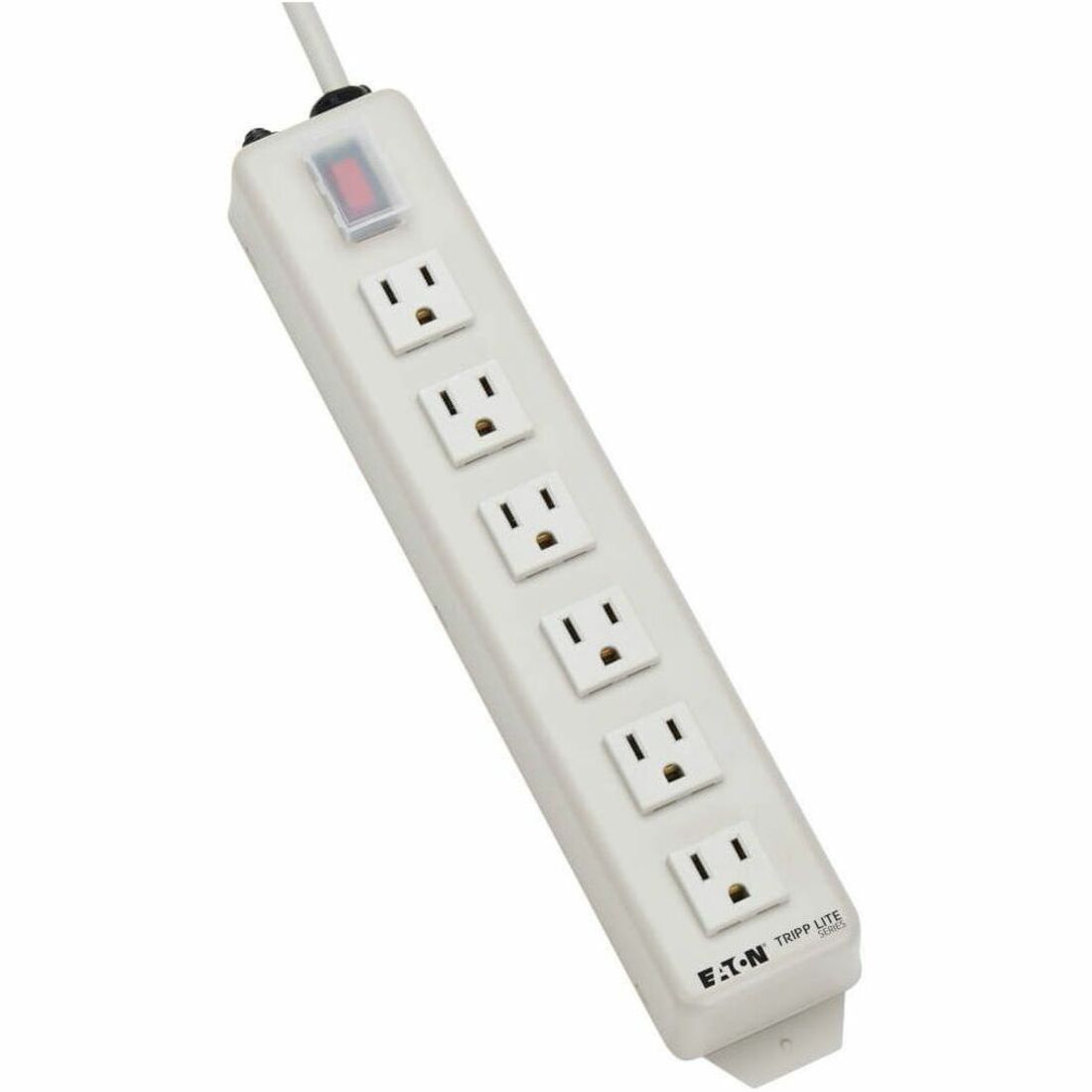 Eaton Tripp Lite Series Power It! 6-Outlet Power Strip, 6 ft. (1.83 m) Cord, Power Switch Cover - TLM606NC