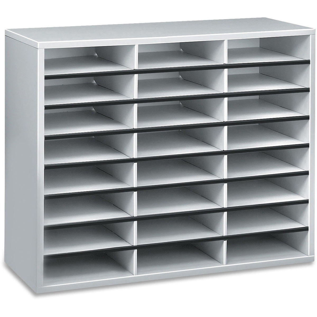 Fellowes 24-Compartment Sorter Literature Organizer - 25041