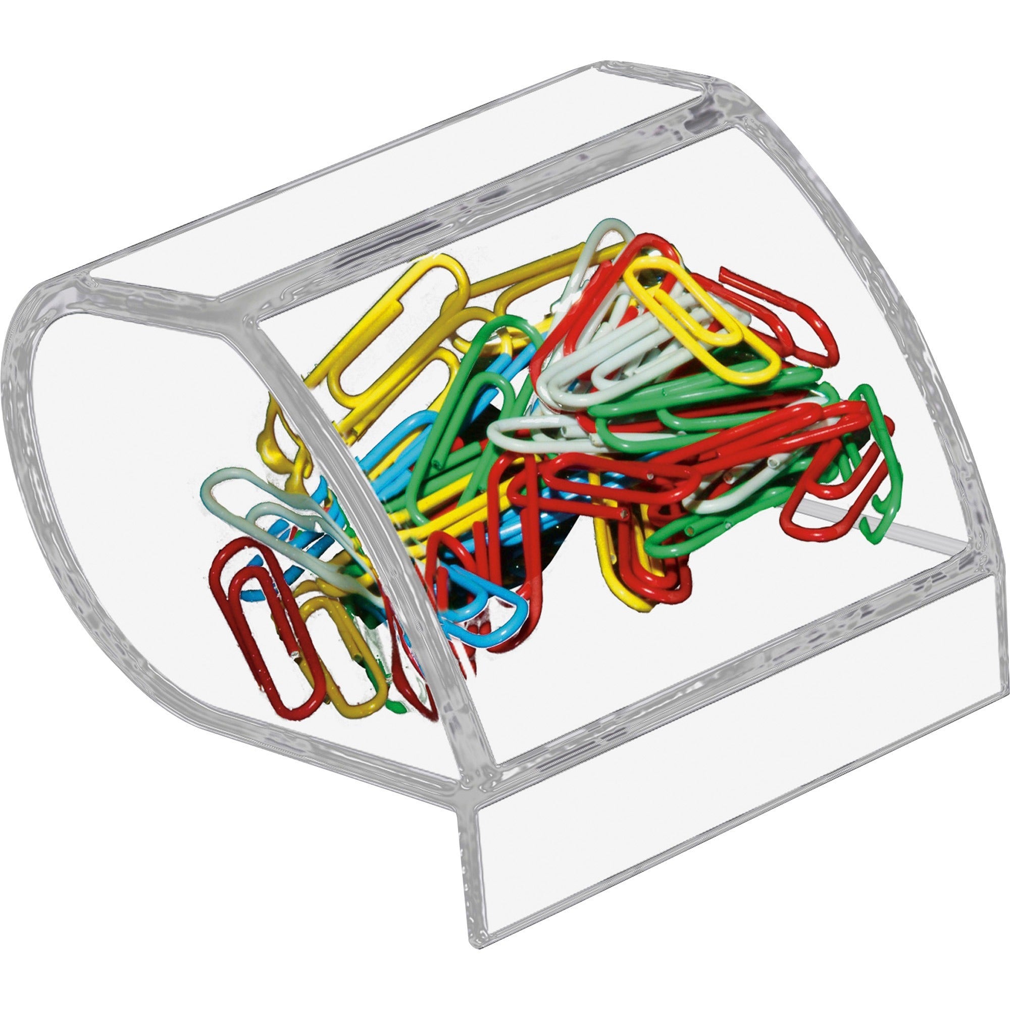 Kantek Acrylic Paper Clip Holder - AD40