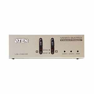 Aten VS0202 2-Port Video Matrix Switch-TAA Compliant - VS0202