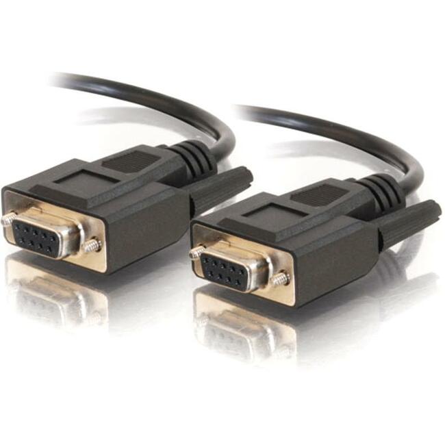 C2G 10ft DB9 F/F Cable - Black - 52036