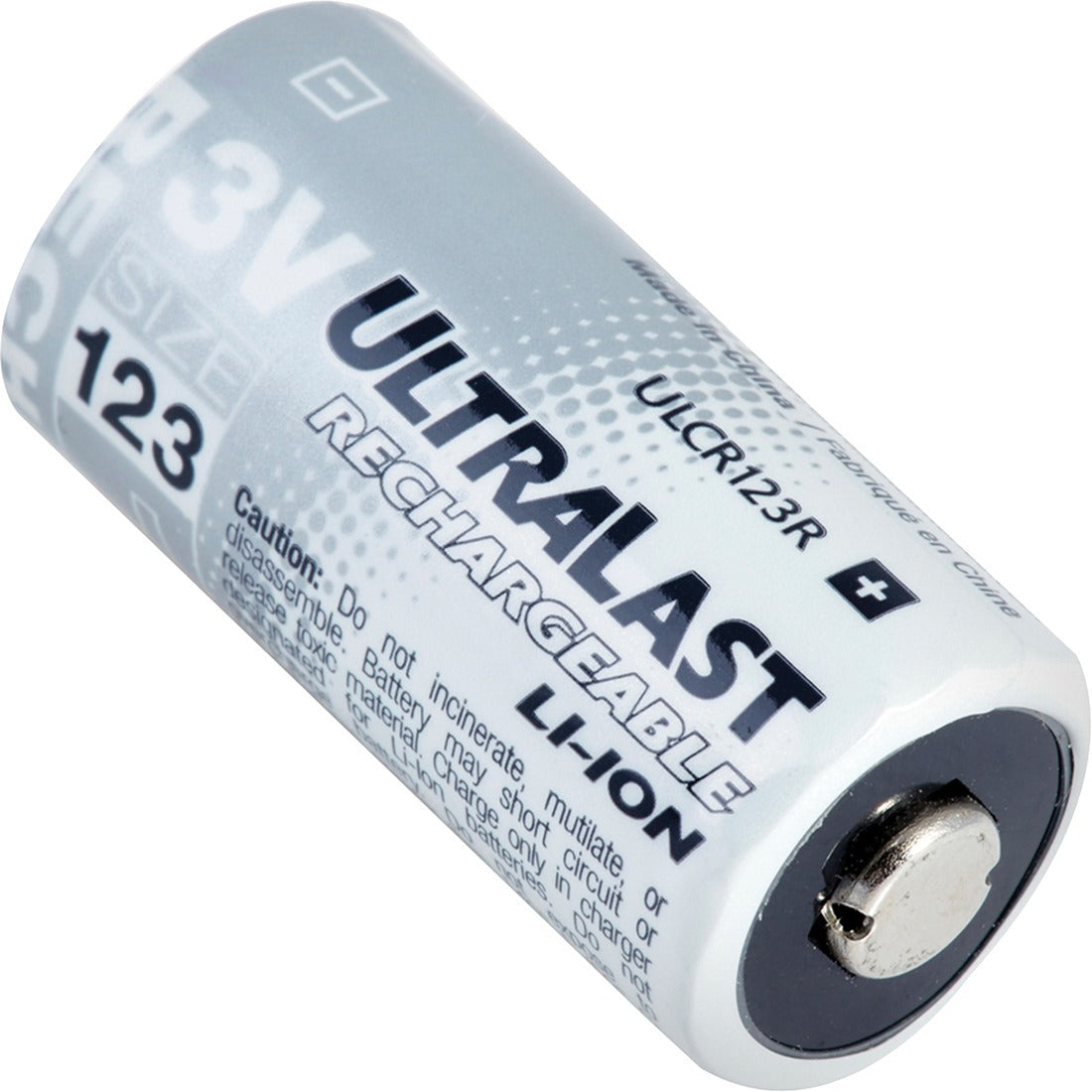 NABC UltraLast Lithium Ion CR123 Photo Camera Battery - UL-CR123R