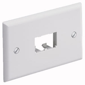 PANDUIT 2 Socket Mini-Com Classic Faceplate - CFPH2IW