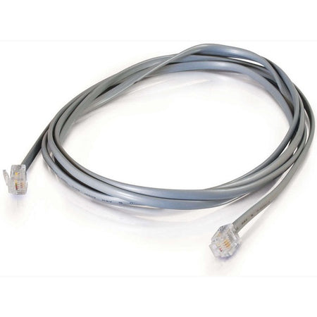 C2G 25ft RJ11 6P4C Straight Modular Cable - 02973