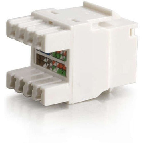 C2G Cat5E RJ45 UTP Keystone Jack - White - 03791