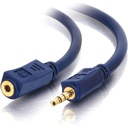 C2G 6ft Velocity 3.5mm M/F Stereo Audio Extension Cable - 40608