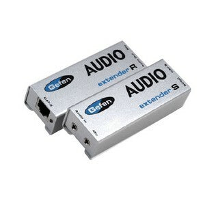 Gefen Analog Audio Extender, Unbalanced Audio Extension up to 1000 Feet, Bidirectional Transmission over CAT-5e Cable for Mic and Speaker Systems - EXT-AUD-1000